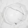 Carrara White Octagonal Marble Sink - with a free marble soap dispenser - Image 2